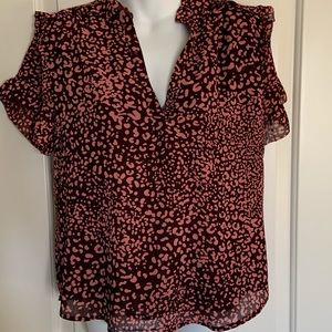 J. Crew printed top size s